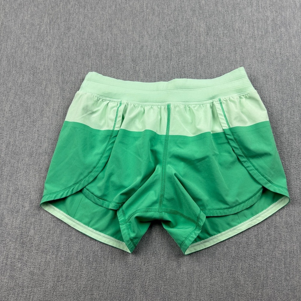Lululemon Shorts Womens 4 Green Run: Breeze 3" Athletic Active Workout Training